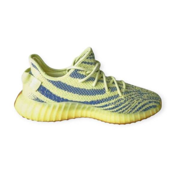 ADIDAS Yeezy Boost 350 V2 'Semi Frozen Yellow' Size 10 - Picture 6 of 9